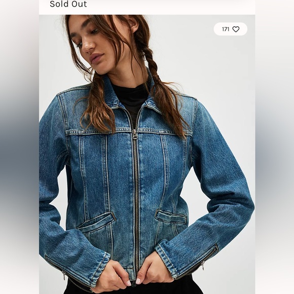 Re/Done Jackets & Blazers - RE/DONE
Slim Zip denim jacket